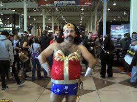 Funny Wonder Woman With A Beared