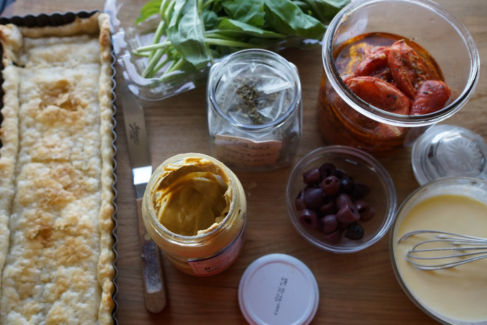 Flan tomato confit tart Chef Rachida