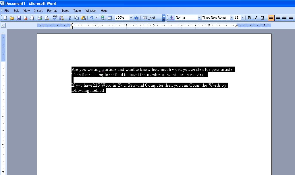 How to Count Words, Pages, Characters, Paragraphs and Lines in MS Word