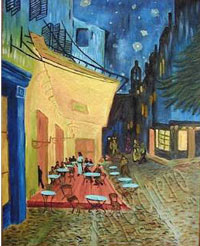 Cafe Terrace at Night oleh Vincent Van Gogh