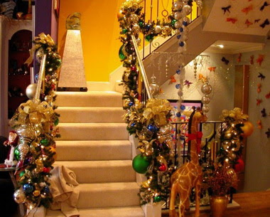 christmas house decorations inside