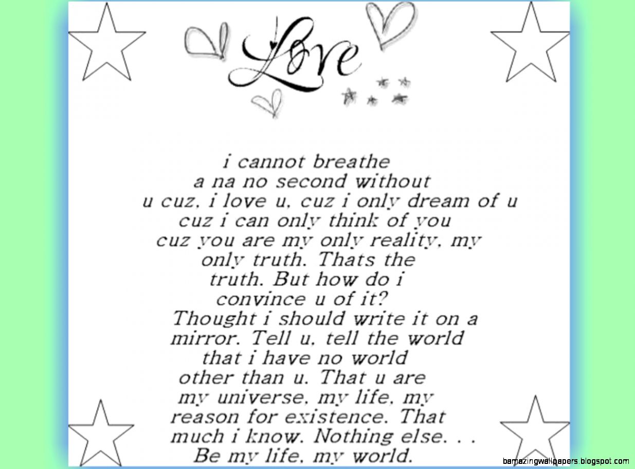 Love Poems About Him Love Poems About Him