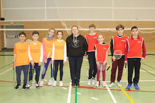 CAMPEONES MUNICIPALES DE "BÁDMINTON ALEVÍN" (30/11/2019).