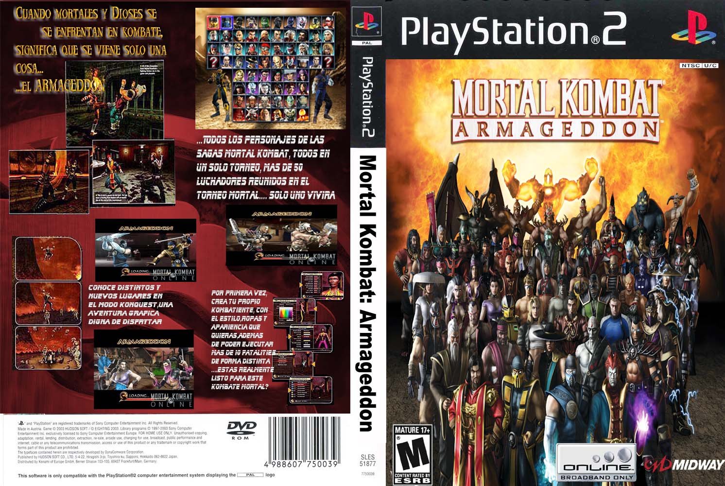 JC VIDEO PS2: MORTAL KOMBAT ARMAGEDDON