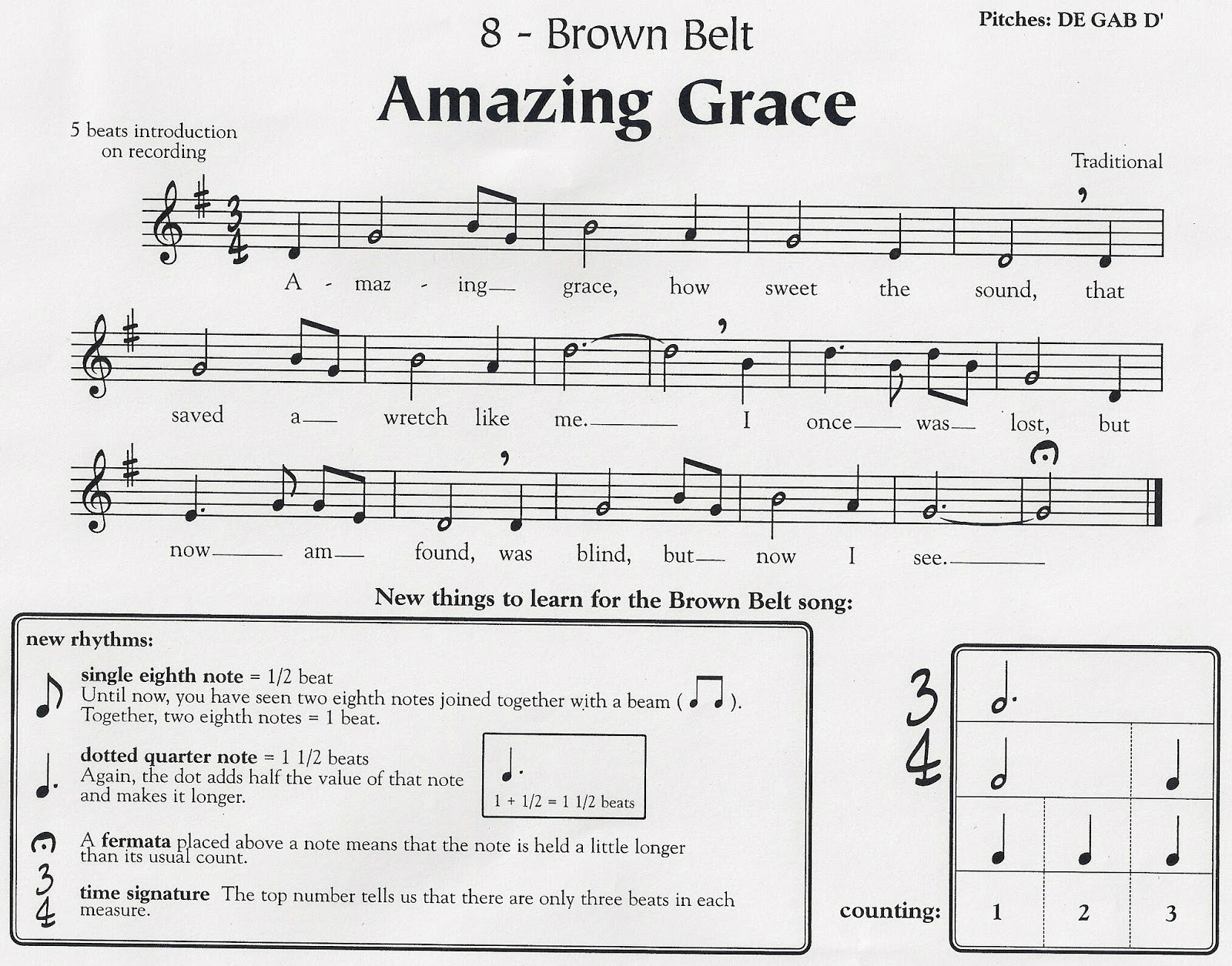 Recorder Karate Sheet Music Music With Mrs. Sullivan