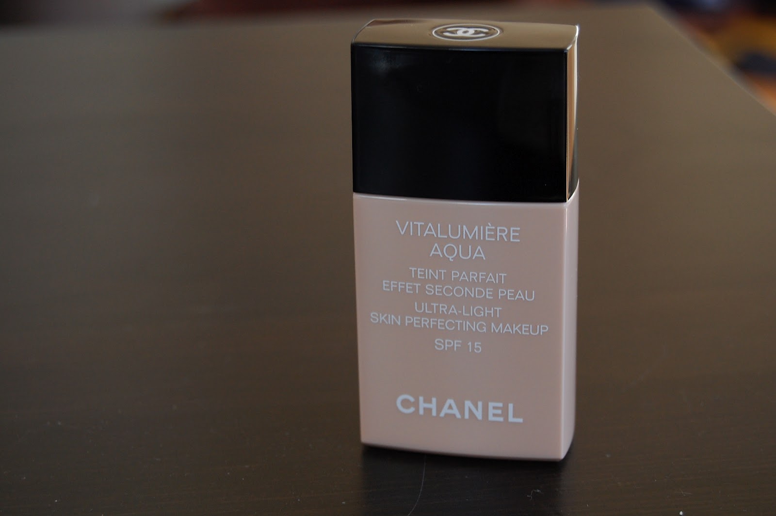 chelsea wears: Chanel Vitalumiére Aqua in BR12 / Beige Rosé