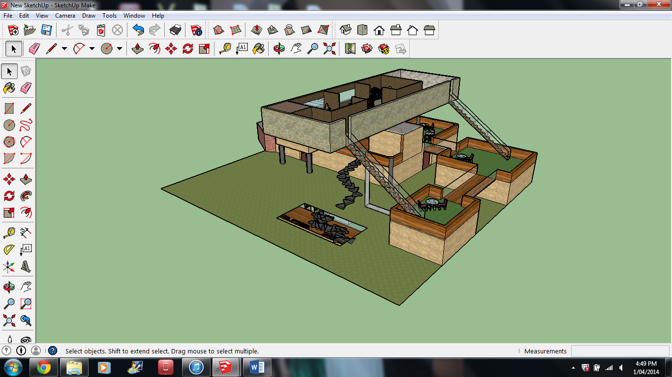 Моделирование в SketchUp. Интерфейс, создание простой детали Моделирование в SketchUp. Интерфейс, создание простой детали