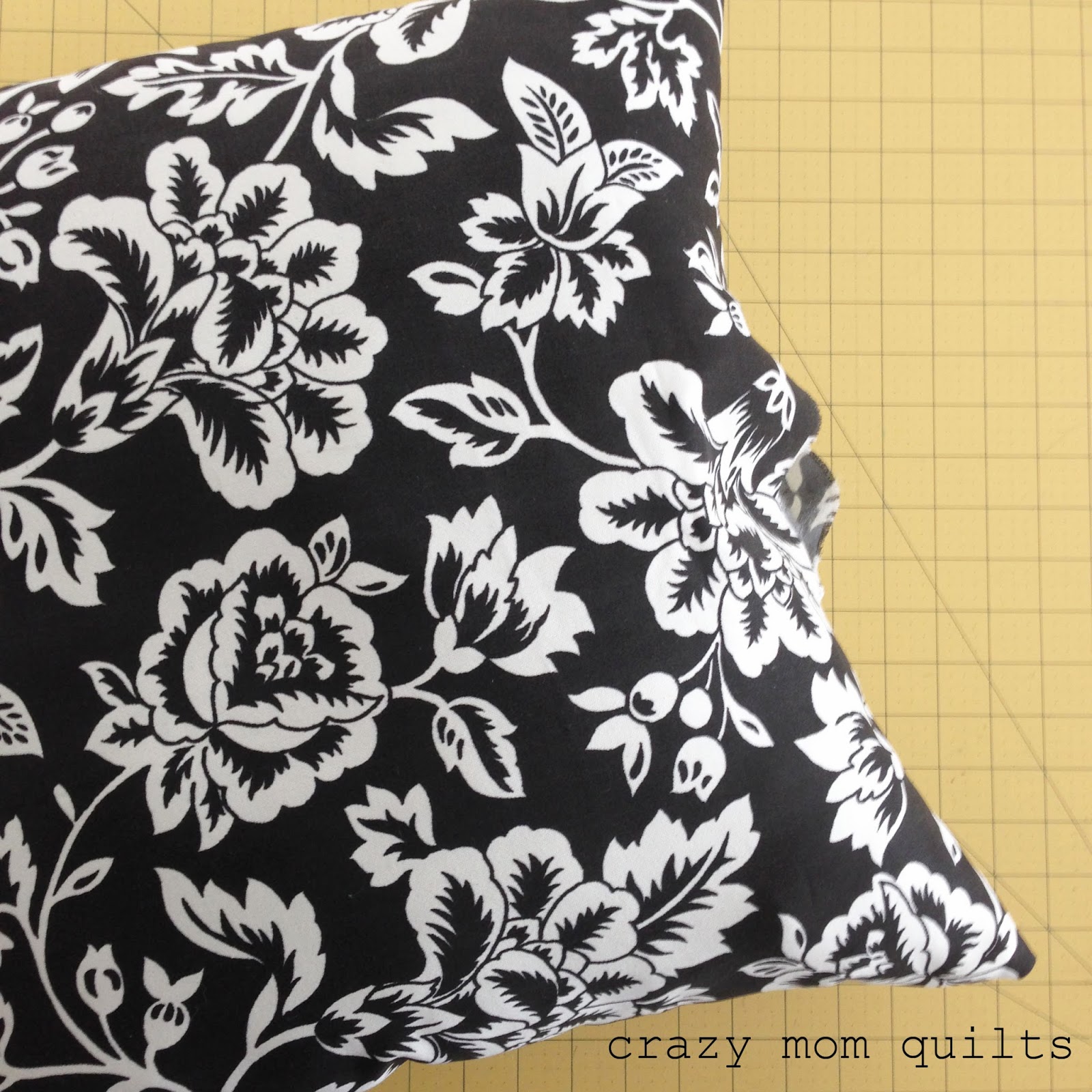 crazy mom quilts: one way to make a pillow form