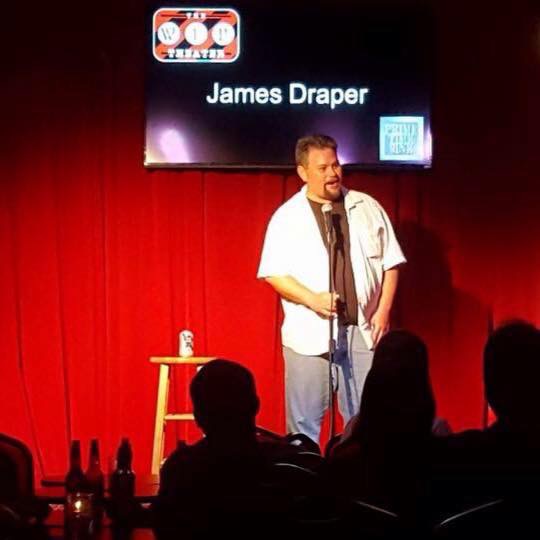 Comedian James Draper