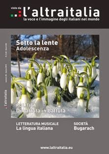 L'Altraitalia 38 - Marzo 2012 | TRUE PDF | Mensile | Musica | Attualità | Politica | Sport
La rivista mensile dedicata agli italiani all'estero.