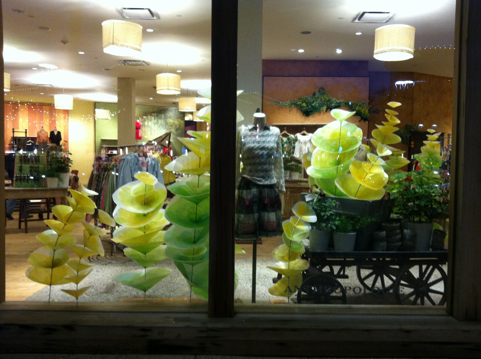 EnLove with Life Anthropologie Window Display