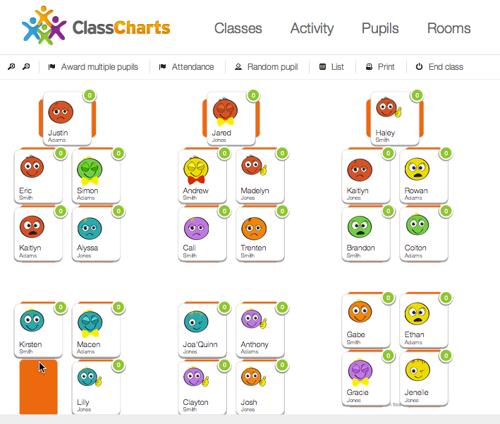Class Charts Student
