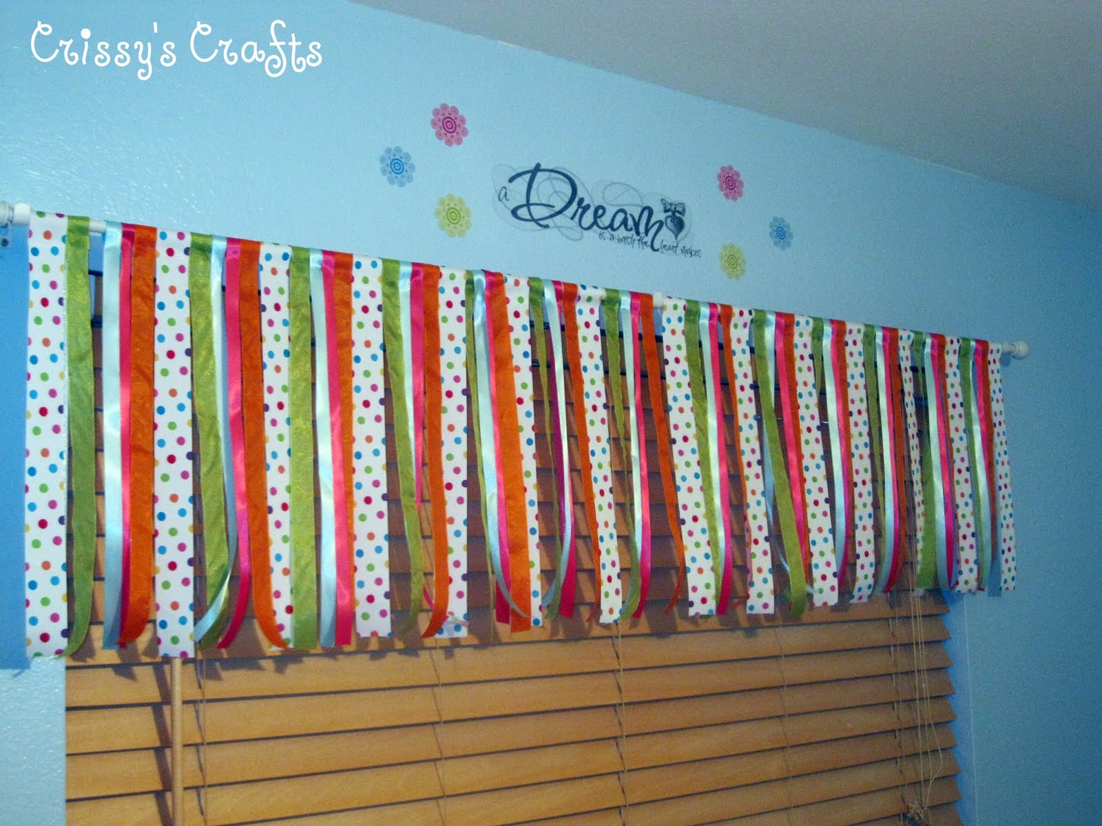 Crissy's Crafts Ribbon Valance