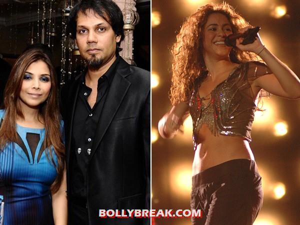 shane falguni design for Shakira -  Indian Designers Who Styled International Famous People