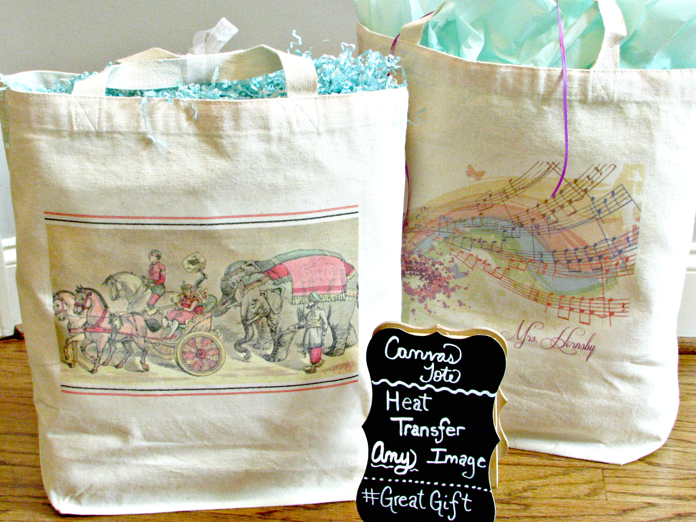 DIY Iron Transfer Canvas Tote Bags — Life is Made with Katie Miles