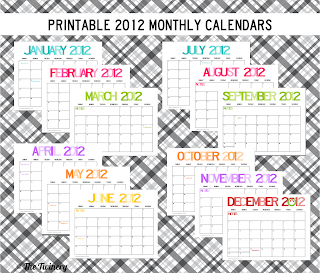 Free Monthly Calendar on Click Here To Print Our Full Page 2012 Monthly Calendar   For Free