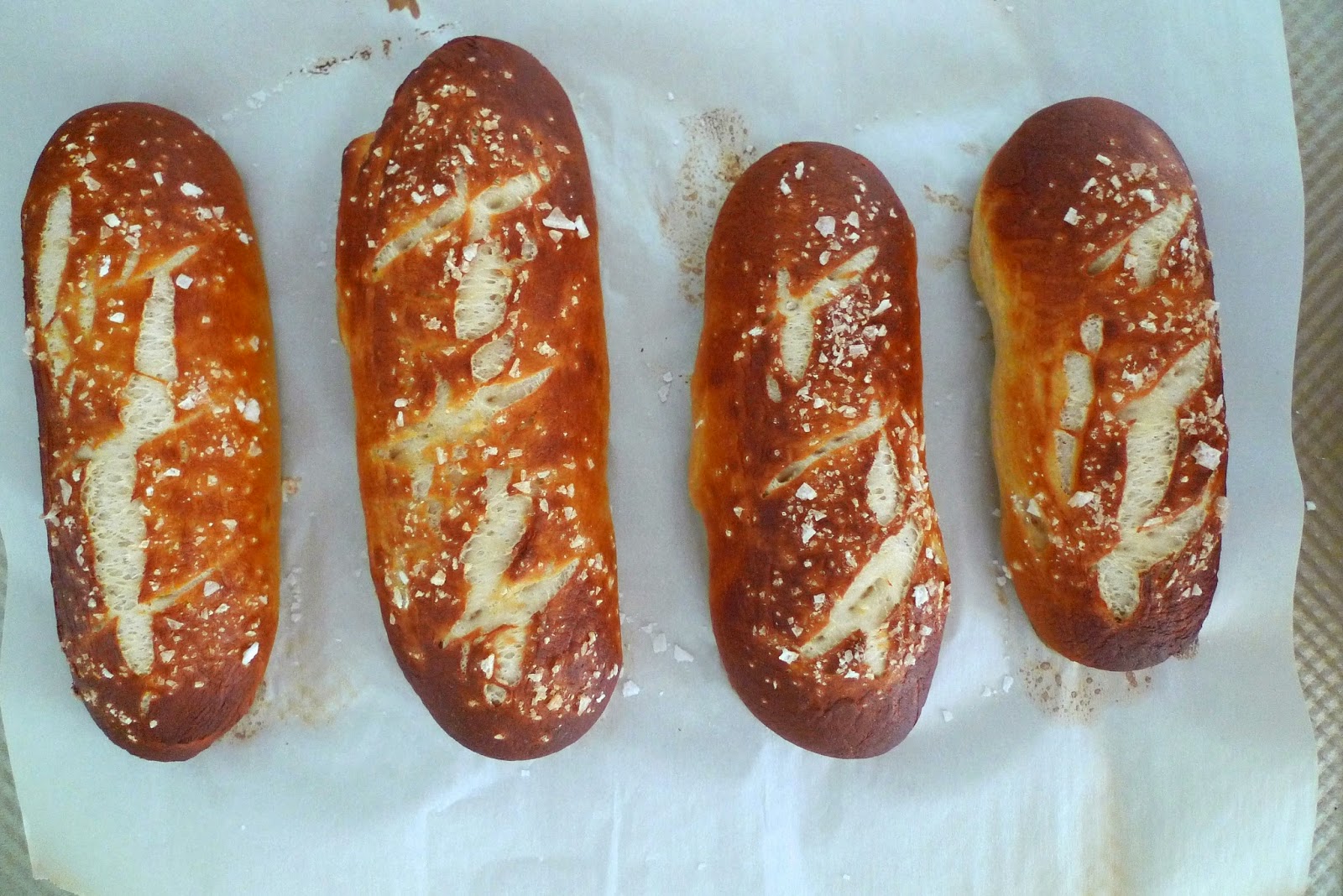 siriously delicious Pretzel Hot Dog Buns