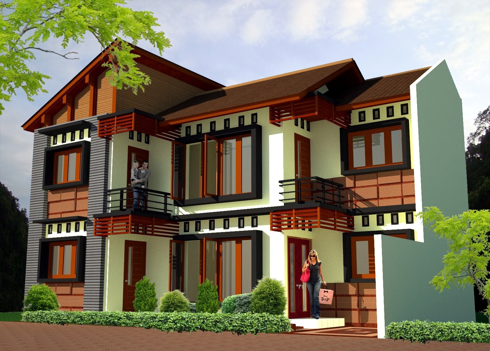 contoh rumah minimalis tropis