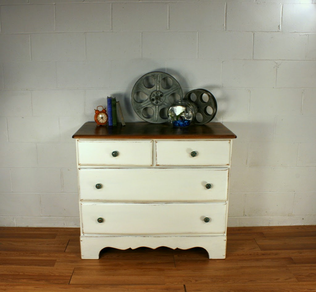 Roots And Wings Furniture Blog No 115 White Dresser With Wood Top