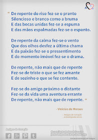 Soneto de Separação - Vinicius de Moraes - AmCo