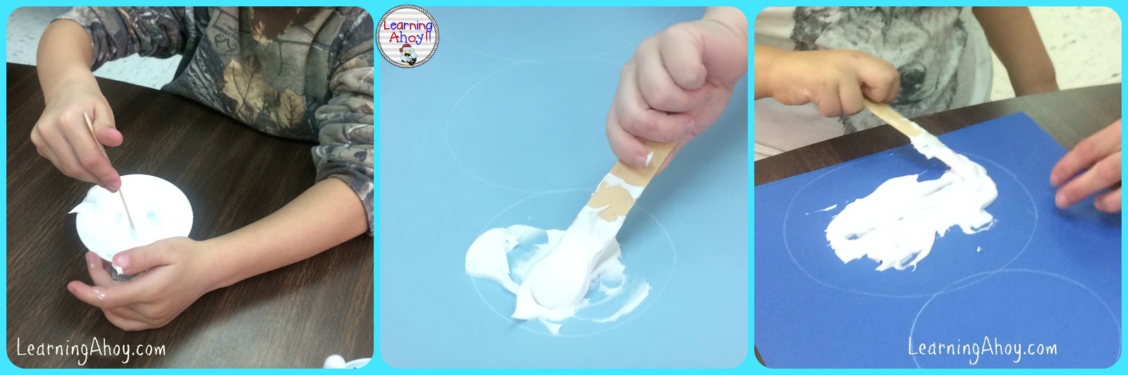 Shaving Cream Snowman