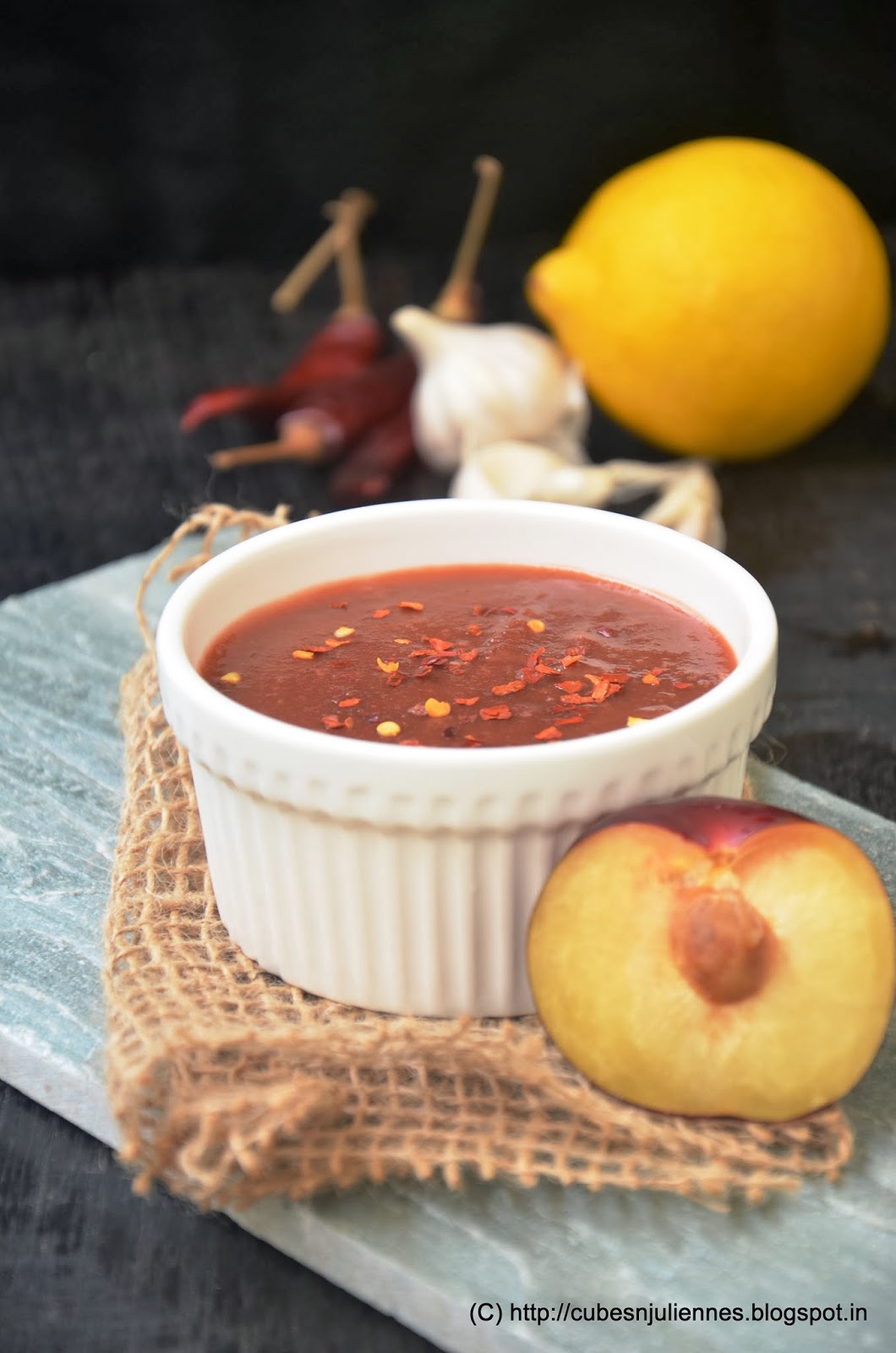 PLUM SAUCE Cubes N Juliennes