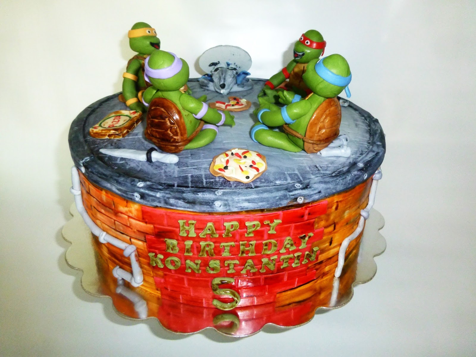 CakeSophia: Ninja Turtles cake