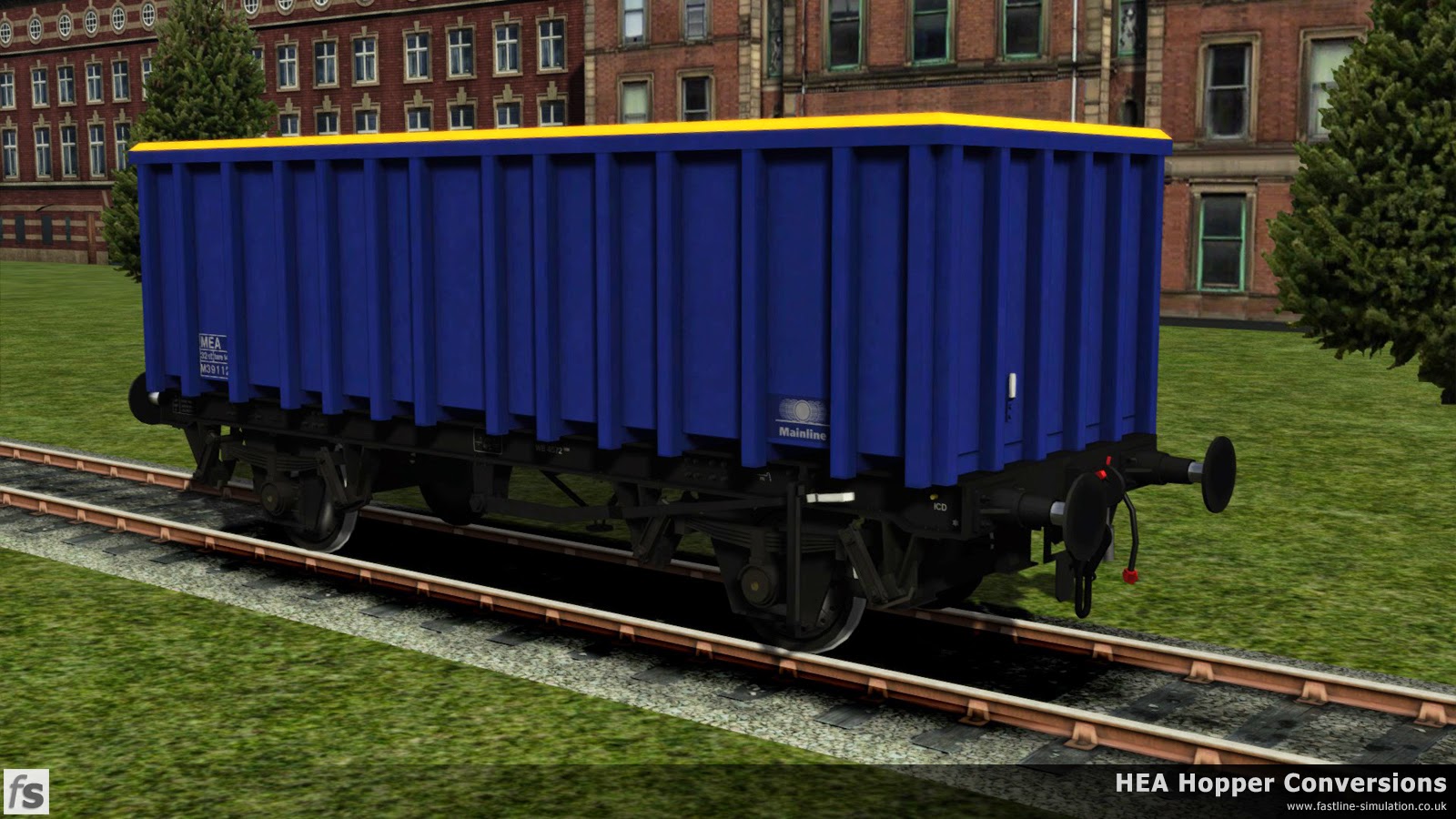 Fastline Simulation - HEA Conversions: Following rapidly after the MEA conversions for Railfreight Coal came an order for further wagons sponsored by Mainline. These wagons were essentially the same as the previous conversion but omitted the inspection ladder fitted to one end of the previous batch.