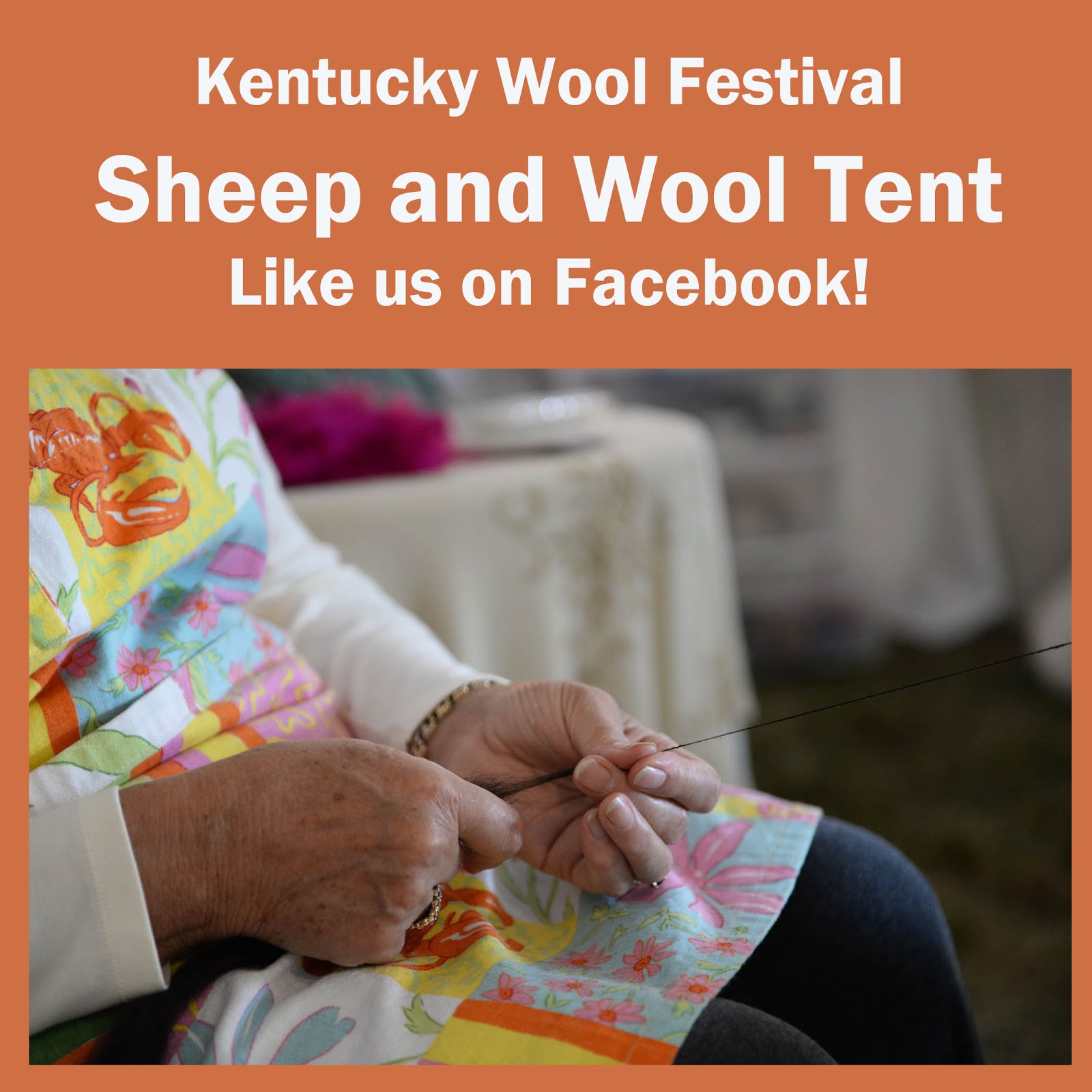 Kentucky Wool Festival Sheep and Wool Tent