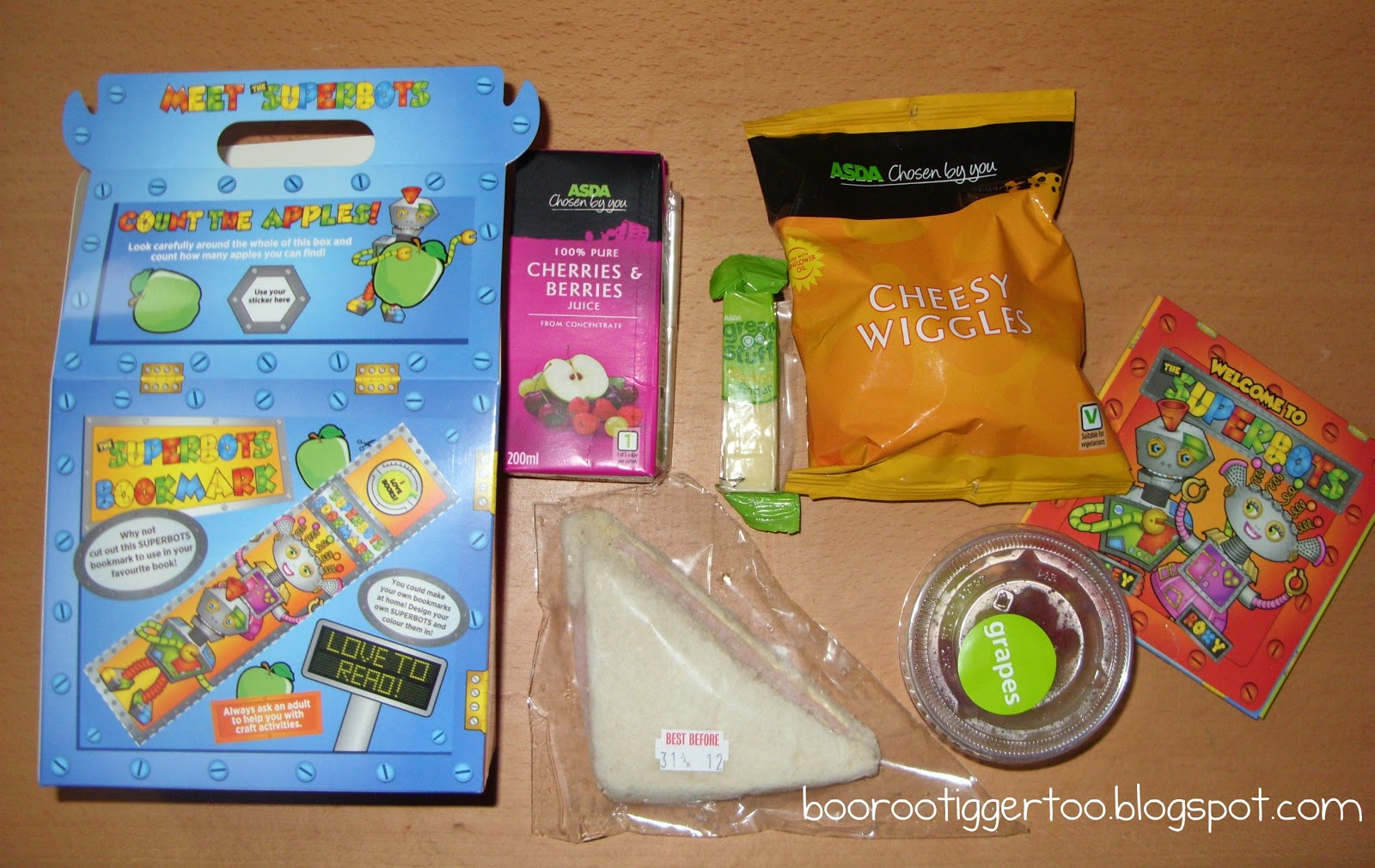 Little Food from Asda Cafe Boo Roo and Tigger Too