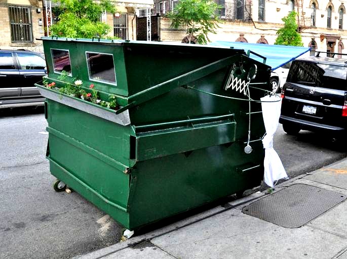 The Flying Tortoise A Tiny Home In A Dumpster...