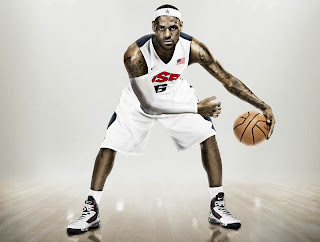 LeBron James Team USA 2012 Olympics Hyper Elite Nike HD Wallpaper