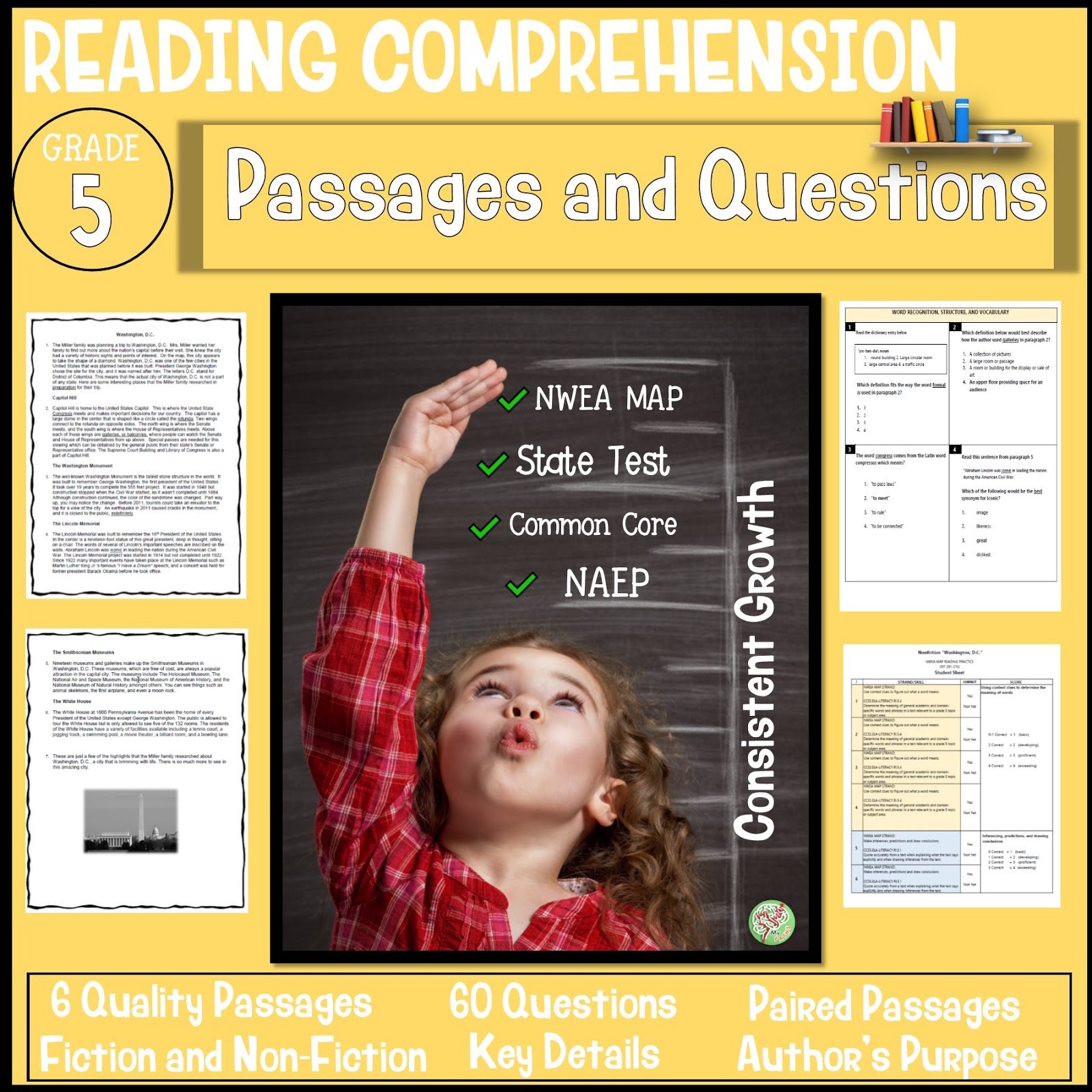 5th Grade Reading Passages and Questions