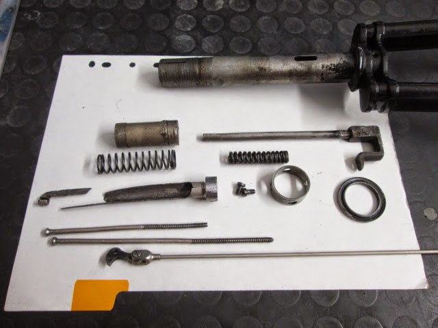 freni a bacchetta interni al telaio