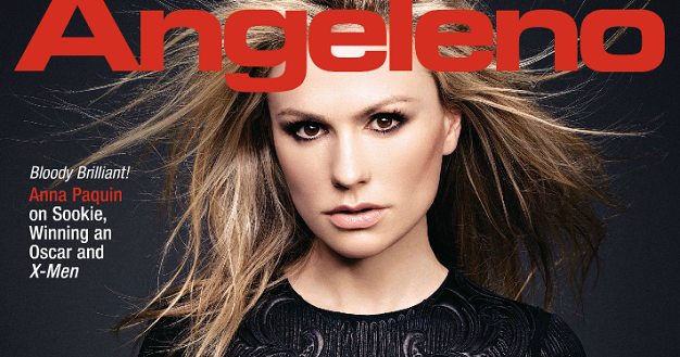 Anna Paquin on Cover for Angeleno magazine June 2013 |MagSpider