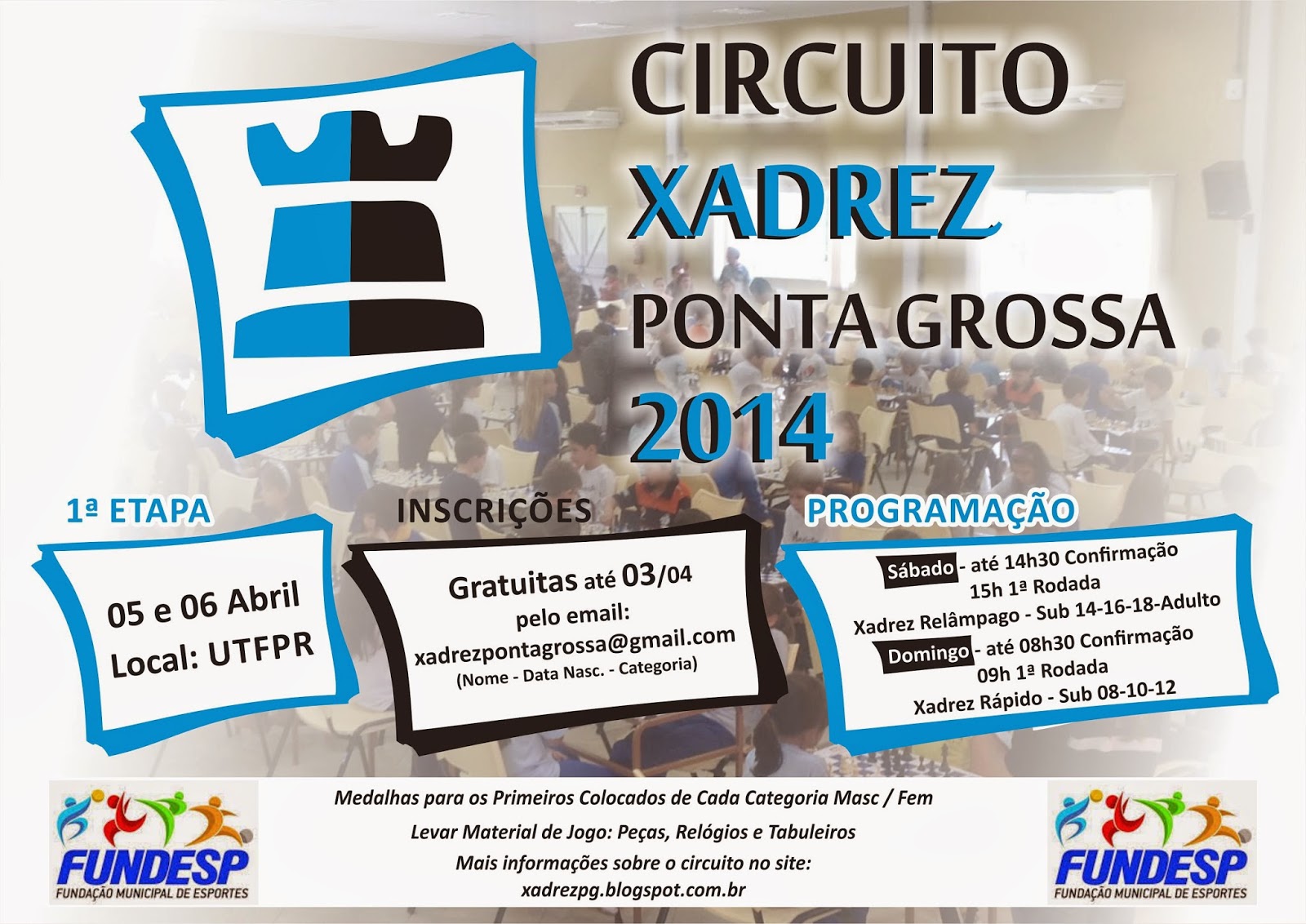 Circuito de Xadrez Online agita competidores em Ponta Grossa