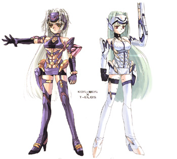 KOS-MOS Xenosaga & Xenoblade 2 Comaprison 