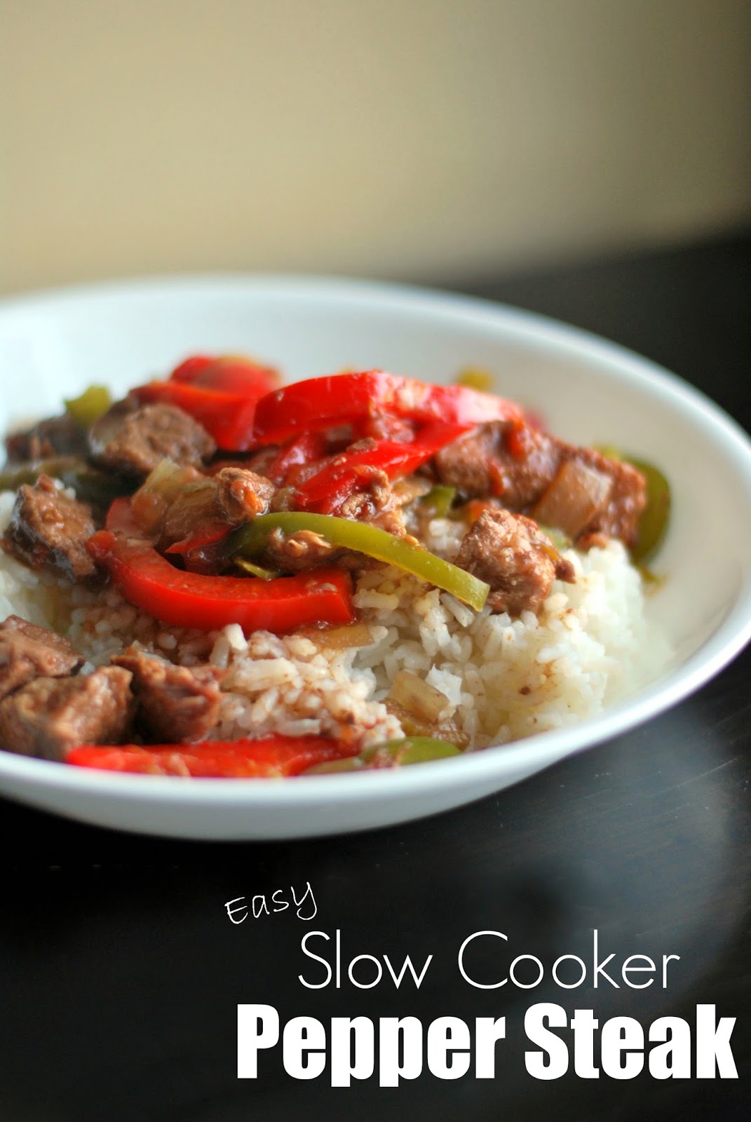 Easy Slow Cooker Pepper Steak Aunt Bee's Recipes