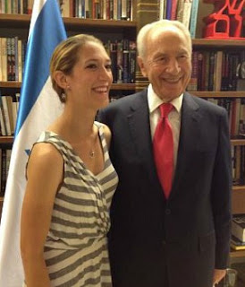 Arielle Zuckerberg with father