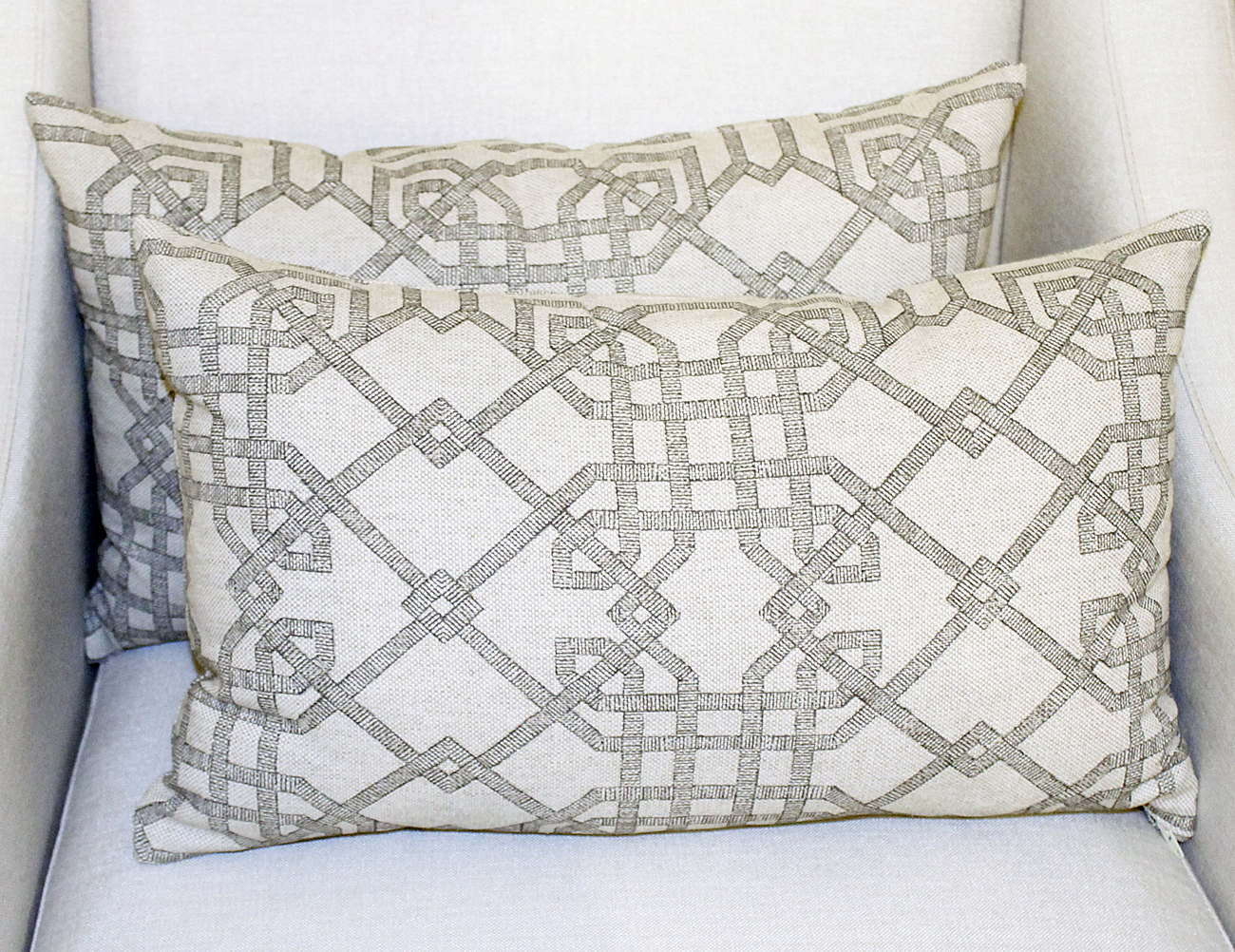 AM Dolce Vita Giveaway Pair of Designer Trellis Pillow Cushion Covers