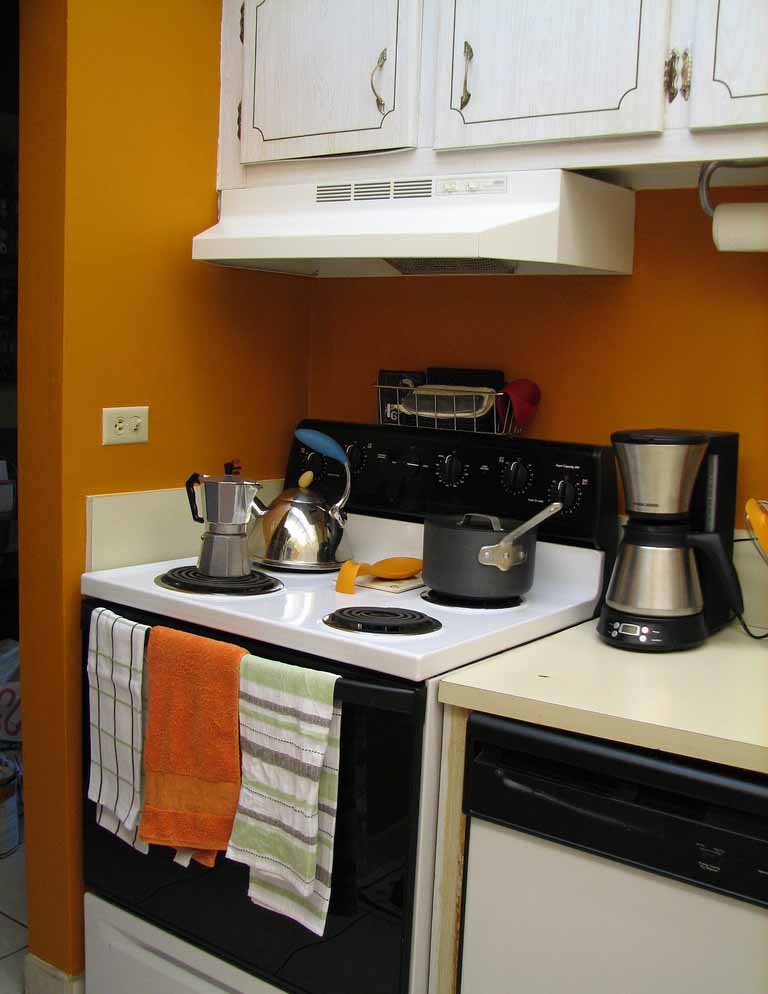   Desain Keren Dapur Warna Orange | Info Desain Dapur 2014