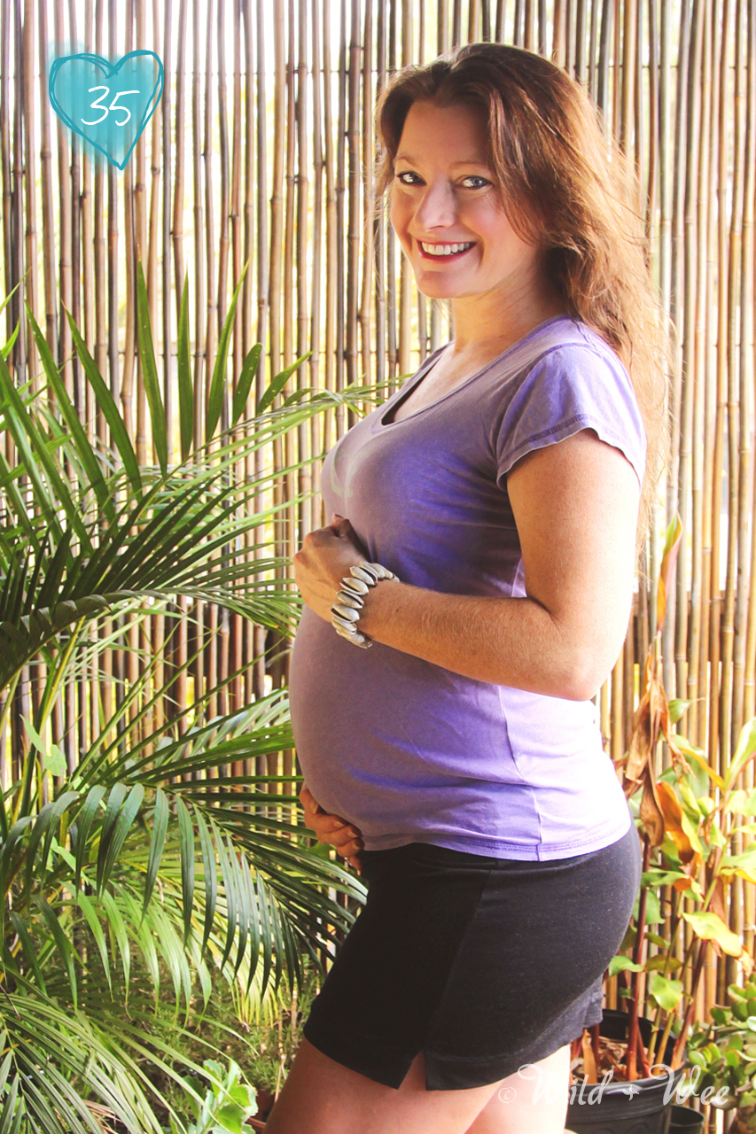 35 weeks pregnant and baby moves a lot