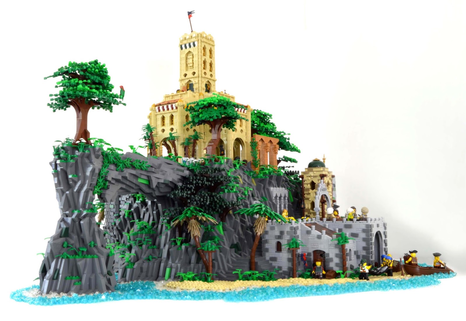 LEGO MOC Mosaic - Stone Island LOGO - LEGO Art by Firemodels