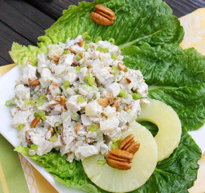 The Kitchen is My Playground PineapplePecan Chicken Salad