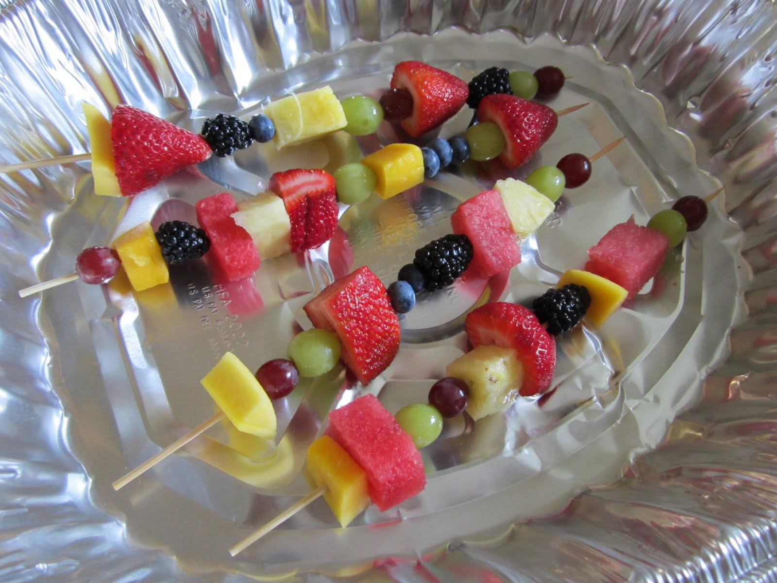 The Full Plate Blog fruit skewers
