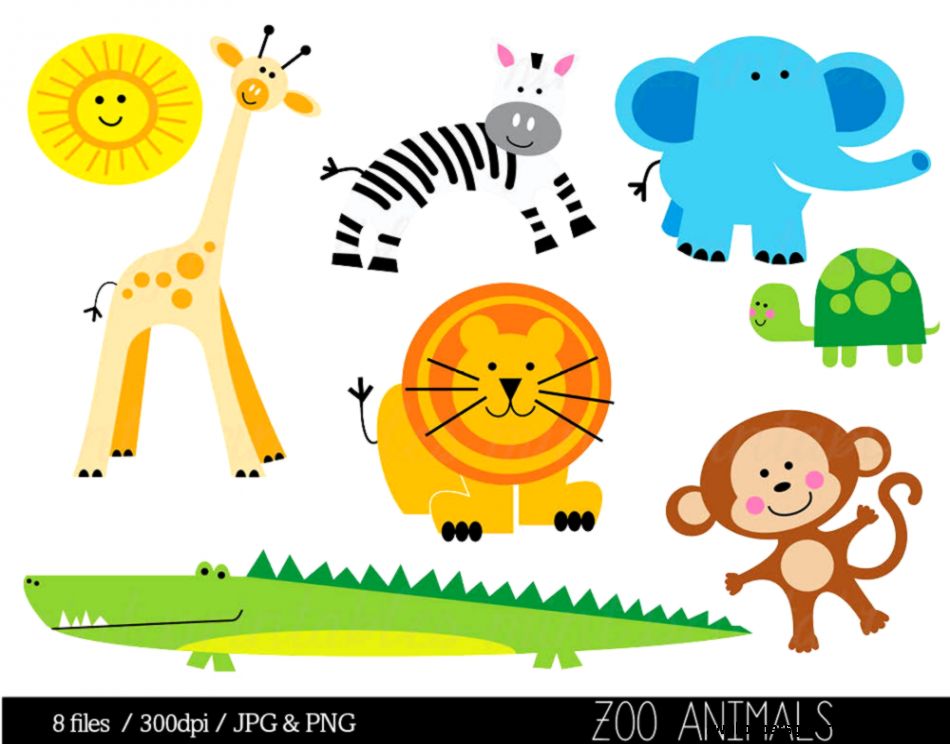 Popular items for zoo animal clip art on Etsy Popular items for zoo animal clip art on Etsy
