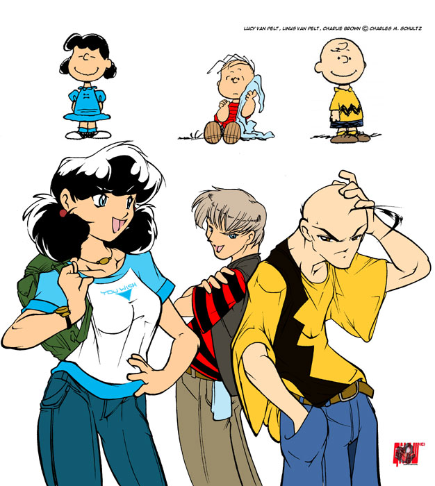Jays' Tee Vee Azumanga Daioh X Peanuts, Some Ruminations