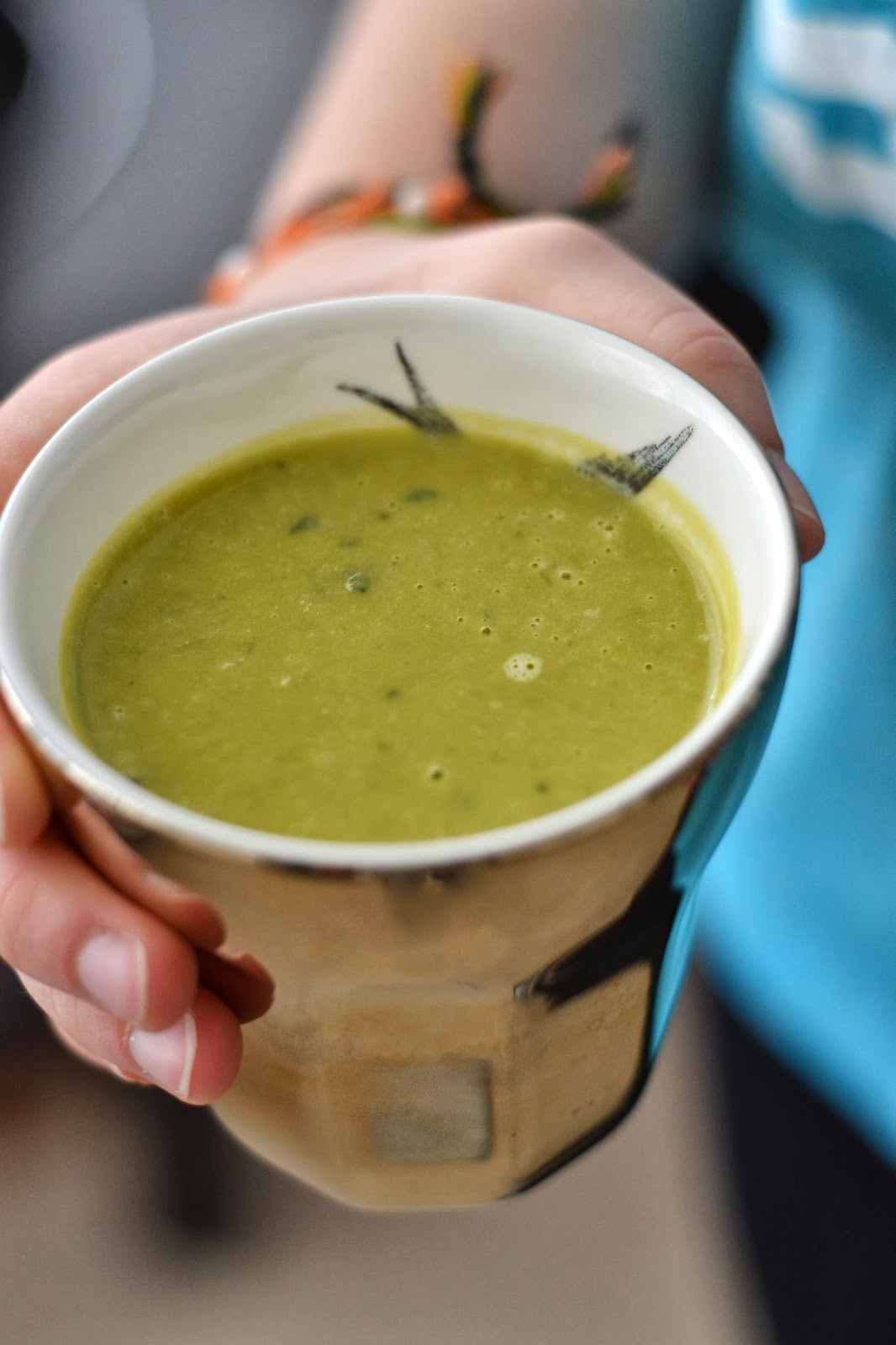 Simple comme une crème de petits pois à la menthe