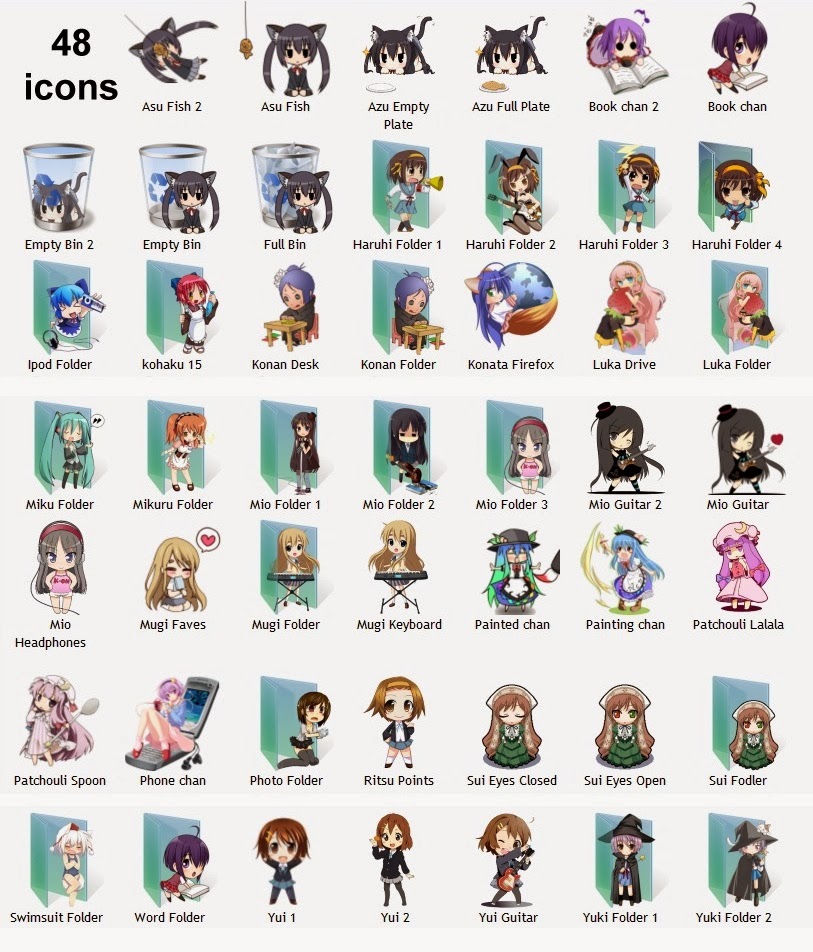 Anime Icons For Windows