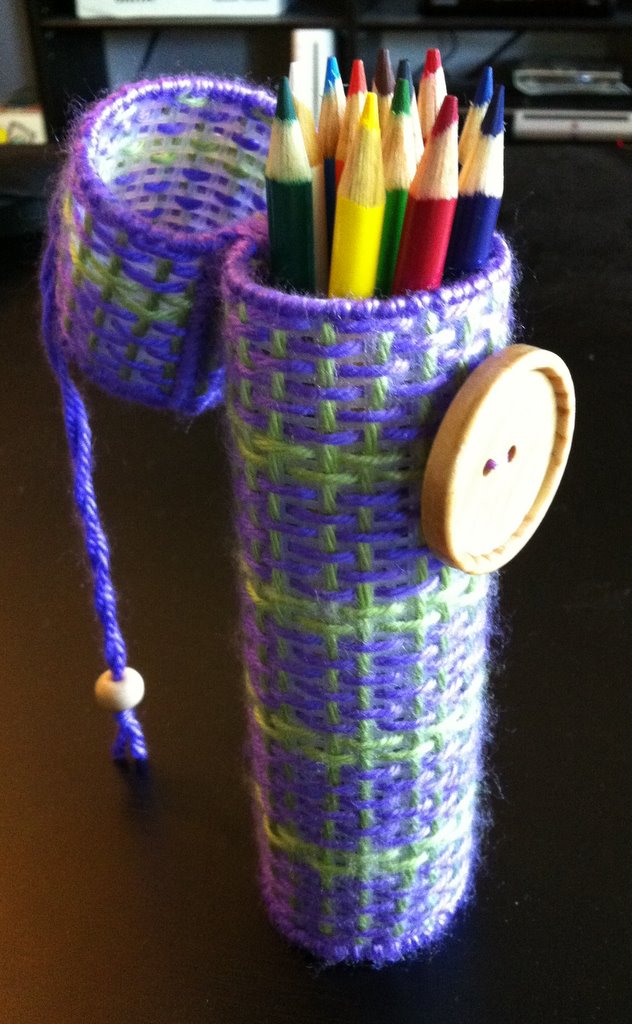 iDoItMyself DIY Plastic Canvas Pencil Boxes